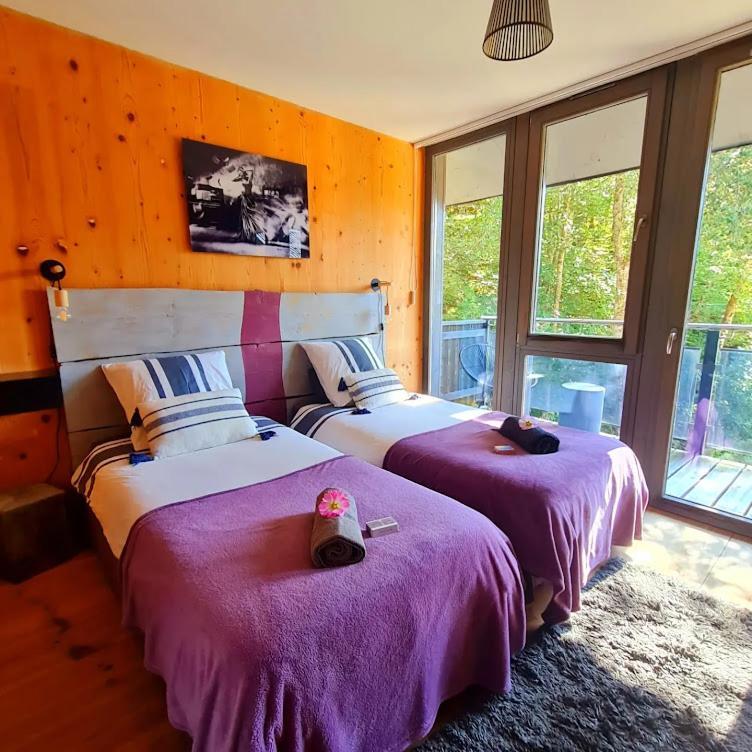 Aillon-le-Jeune Le Chalet Du Blanc Spa Yoga المظهر الخارجي الصورة