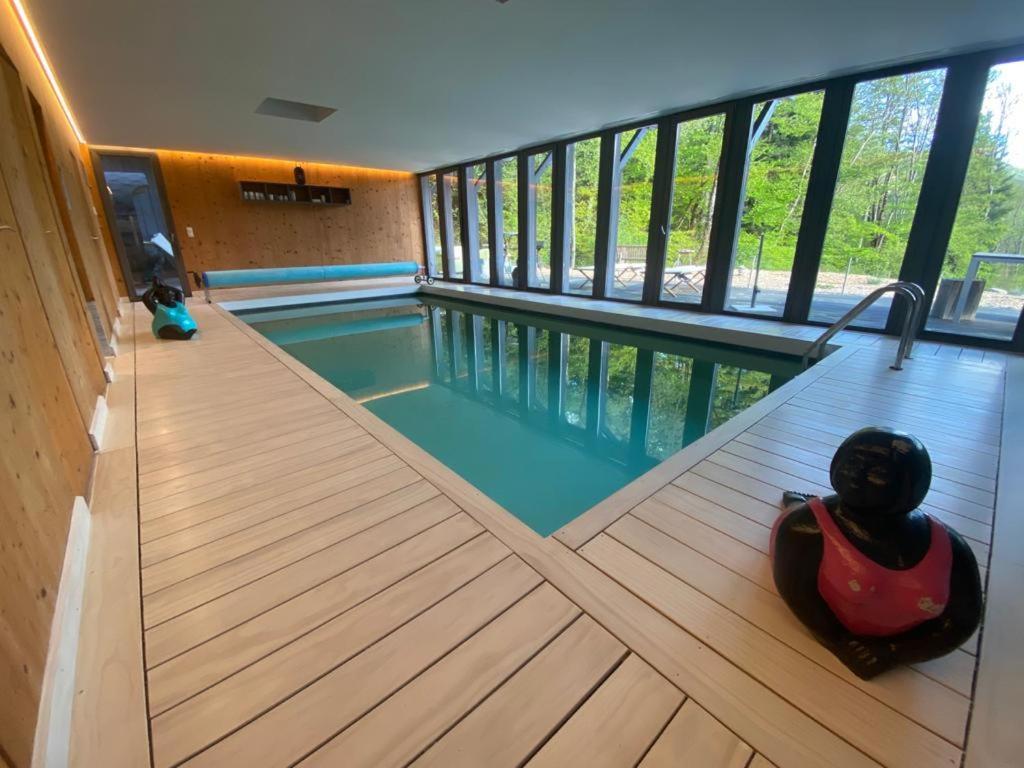 Aillon-le-Jeune Le Chalet Du Blanc Spa Yoga المظهر الخارجي الصورة